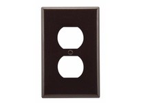 Cooper Eaton 2032B-BOX Wallplate 1G Duplex Receptacle Thermoset Mid Brown | YarinInd