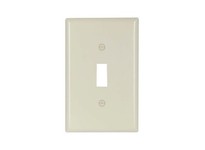 Cooper Eaton 2034A-BOX Wallplate 1G Toggle Thermoset Mid Almond | Durable & Stylish