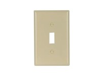Cooper Eaton 2034V Wallplate 1G Toggle Thermoset Mid Ivory