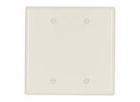 Cooper Eaton 2037A-BOX Wallplate 2G Blank Thermoset | YarinInd