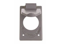 Cooper Eaton 20416D Cover WP DieCast - 30A Powerlock Receptacle Gray