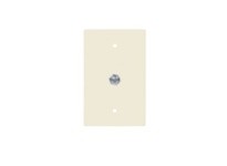 Cooper Eaton 2072A Wallplate W/1 F Type Coax Adaptor Thermo Mid Almond