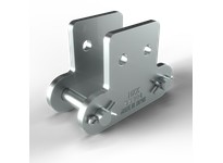 HKK SC080CCLSK2 HKK C2080H Stainless Steel (304) SK-2 C/LC2080H, Stainless Steel SK-2 Connecting Link, Cotter Type