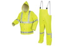MCR 2083SRS Luminator .38mm PVC/Poly Suit 3 PC Reflective Tape FLUOR LIME