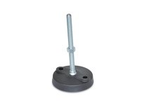 JWWINCO 20N4WP2N WN9000-3.15-M20-4-G NY-LEV Nylon Base Leveling Mount, Steel/Nylon, Thread:M20 Stud:101.6mm