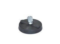 JWWINCO 20NWP6N WN9100-4.33-M20-G Nylon Base Leveling Mount, Steel/Nylon, Thread:M20