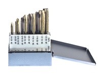 DRILLCO 2100A10 10PC TAP SET 1/4-20 THRU 1/2-20 SERIES 2100 TAPS
