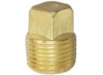 DIXON 2111200C Brass Square Head Plug - 3/4" 3/4" SAE Short Standard (PTF) | YarinInd