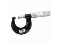 Starrett 211XP Rounded Anvil Outside Micrometer, Plain Thimble, Carbide Anvil, Round Anvil, 0-1" RangeRounded Anvil Outside Micr