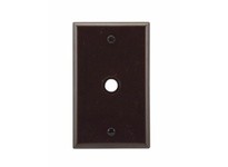 Cooper Eaton 2128B-BOX Wallplate 1G W/.375" Hole Thermoset Brown