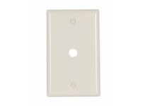 Cooper Eaton 2128LA Wallplate 1G W/.375" Hole Thermoset Light Almond | Quality Supplies