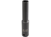 Sunex Tools 212MZXD 1/2" Drive 12mm 12pt Extra Deep Impact Socket | YarinInd