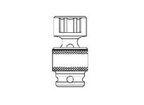 Sunex Tools 212U 1/2" Drive 3/8" Universal Impact Socket