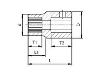 Sunex Tools 212Z 1/2" Drive 3/8" 12 Point Impact Socket | Durable & Reliable