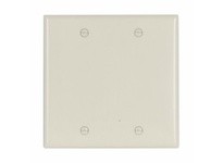 Cooper Eaton 2137A-BOX Wallplate 2G Blank Thermoset Box Mt Almond