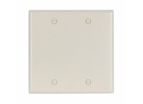 Cooper Eaton 2137LA-BOX Wallplate 2G Blank Thermoset | Durable & Stylish