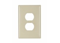 Cooper Eaton 2142V-BOX Wallplate 1G Duplex Receptacle Thermoset Ivory | High-Quality Wallplates