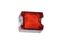 Pfannenberg 21510105055 PY X-S-05 230 AC RD 7035 Compact Flashing Xenon Strobe Beacon 1 Hz 5 Joules 187 - 255 VAC gr
