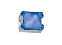 Pfannenberg 21510807055 PY X-S-05 24 DC BL 7035 Compact Flashing Xenon Strobe Beacon 1 Hz 5 Joules 18 - 30 VDC grey