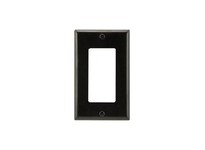 Cooper Eaton 2151BK-BOX Wallplate 1G Decorator Thermoset Black | YarinInd