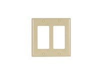 Cooper Eaton 2152V-BOX Wallplate 2G Decorator Thermoset Ivory | YarinInd