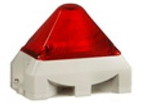 Pfannenberg 21554155055 PY X-MA-05 115V AC RE RAL7035 5 Joules Flashing Strobe Beacon with 8 Tone Sounder 100 dB (A) 9