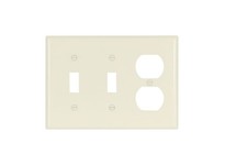 Cooper Eaton 2158A Wallplate 3G 2Tog/Dup Thermoset | YarinInd