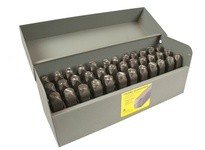 Hanson 21624 3/32'' HEAVY DUTY LETTER AND NUMBER SET