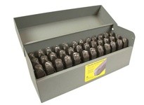 Hanson 21637 3/16'' HEAVY DUTY LETTER AND NUMBER SET (O USED AS 0) INCLUDES PERIOD