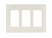 Cooper Eaton 2163LA-BOX Wallplate 3G Decorator Thermoset | YarinInd