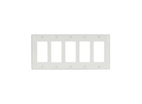 Cooper Eaton 2165W-BOX Wallplate 5G Decorator Thermoset White | YarinInd