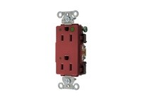 Hubbell Wiring 2172REDL HUBBELL-PRO HG DECO 15A/125V LED RD