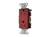 Hubbell Wiring 2172REDLTRA HUB-PRO HG DECO 15A/125V LED TR RED