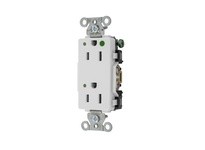 Hubbell Wiring 2172WL HUBBELL-PRO HG DECO 15A/125V LED WH | High-Quality Electrical Supplies
