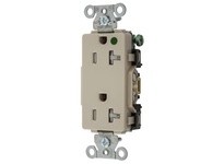 Hubbell Wiring 2182ALM HUBBELL-PRO HG DECO 20A/125V AL