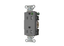 Hubbell Wiring 2182GYTRA HUB-PRO HG DECO 20A/125V | YarinInd