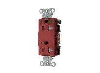 Hubbell Wiring 2182REDLTRA HUB-PRO HG DECO 20A/125V LED TR RED | Industrial Supplies