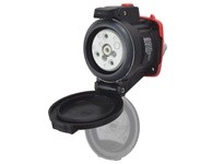 Meltric 22-34043-972-R DXN30 Receptacle Poly Black | Industrial Supplies