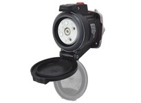 Meltric 22-34045 DXN30 RECEPTACLE POLY BLACK SIZE 2 IP 66/67 1P+N+G 30 A 277 VAC 60 Hz NO AUX