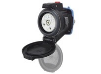 Meltric 22-34162 DXN30 RECEPTACLE POLY BLACK SIZE 2 IP 66/67 2P+G 30 A 208 VAC 60 Hz NO AUX