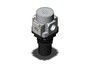 Meltric 22-34223-972-K04 DXN30 RECEPTACLE POLY BLACK SIZE 2 IP 66/67 3P+G 30 A 480 VAC 60 Hz +2 AUX SPARE POSITION