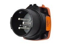 Meltric 22-38072-972 DXN30 INLET POLY BLACK SIZE 2 | YarinInd