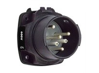 Meltric 22-38143-972-S74 DXN30 INLET POLY BLACK SIZE 2 | YarinInd