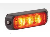 Cortina 22-56542 Micropulse 3 LED Amber 12-14 VDC Surface Mount (3.4" L x 1.1" H x 0.7" D)