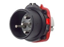 Meltric 22-68047 DXN60 Inlet Poly Black Size 3 IP 66/67 | 60A 480VAC | YarinInd