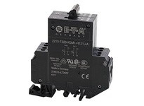 E-T-A 2210-T220-K0M1-H231-0.1A Thermal Magnetic Circuit Breaker 1077 2 Pole DIN Mount 480VAC/65VDC M1 1NC AUX 0.1A