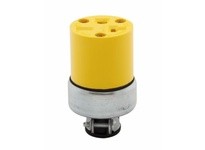 Cooper Eaton 2229-BOX Conn 20A 250V 2P3W Str Vinyl/Armored Yellow | Durable Industrial Connector