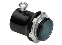 Bridgeport 231-SBLK 3/4" BLACK set screw EMT connector | YarinInd