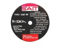 United Abrasives SAIT 23200 Tool Room Wheels A36T For Aggressive Cutting On Rough Applications (Diameter 6" Thick Arbor 1/16" 5/