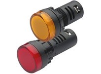 Pfannenberg 23273705000 P 22 D 48V AC/DC RD Panel mount continuous LED light 48 VAC or VDC red lens Panel mount pilot